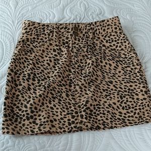 Tiger print mini skirt by Billabong
